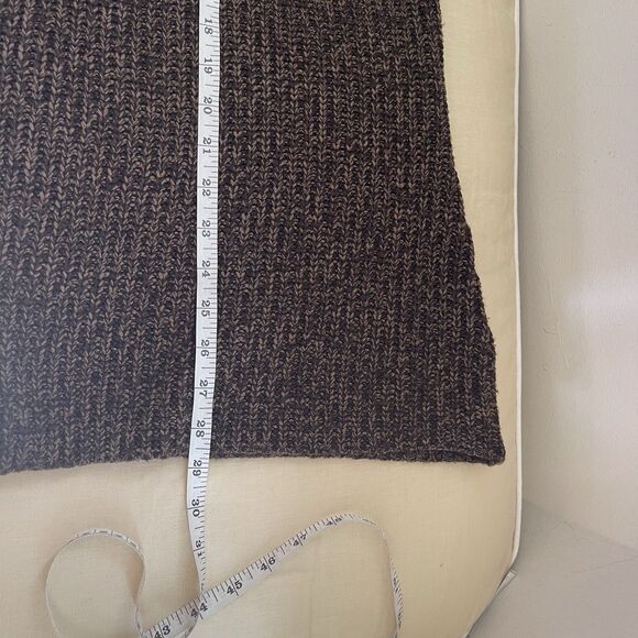 Ralph Lauren Mottled Brown Tan Silk Cashmere Cap Sleeve Sweater Open Front 2X - Picture 7 of 7